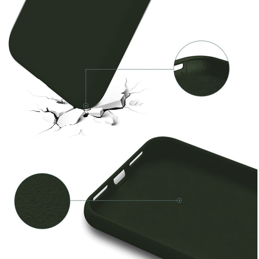 Husa Soft Silicone - iPhone 12 Pro Max - Dark Marine Green