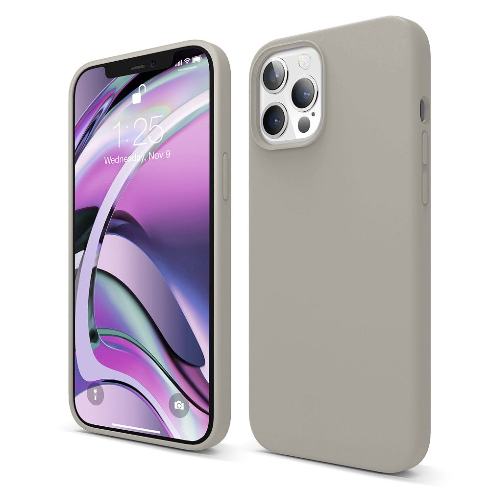 Soft Silicone Case - iPhone 12 Pro Max - Gray