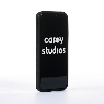 Grained Leather Case - iPhone X/XS - Black