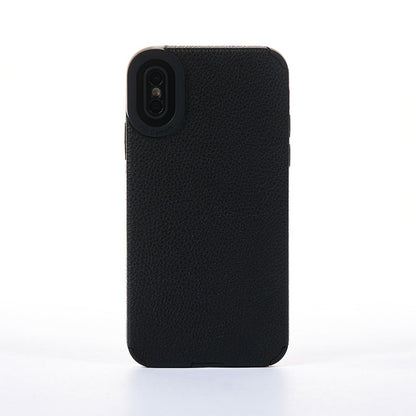 Grained Leather Case - iPhone X/XS - Black