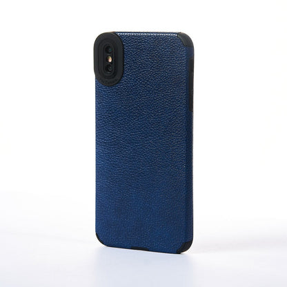 Grained Leather Case - iPhone XS Max - Blue