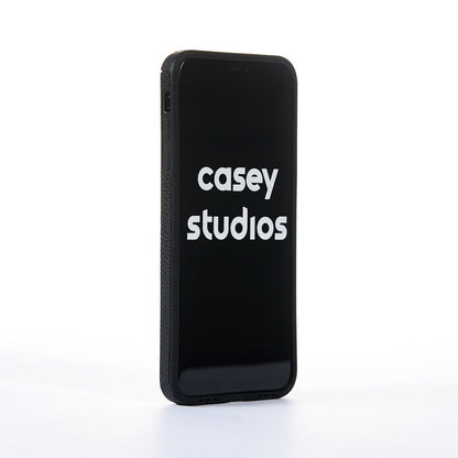 Husa Grained Leather - iPhone XS Max - Negru