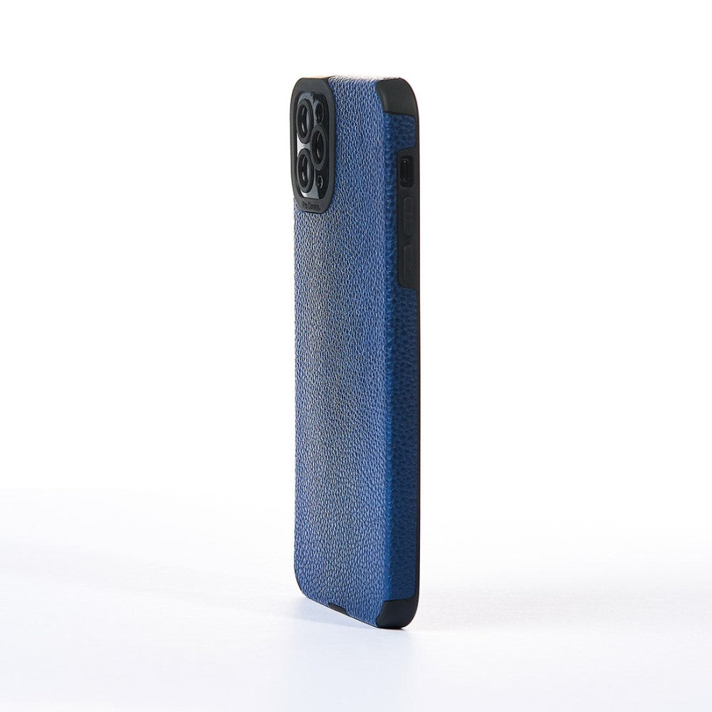 Grained Leather Case - iPhone 11 Pro Max - Blue