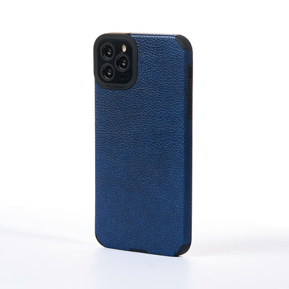 Grained Leather Case - iPhone 11 Pro Max - Blue