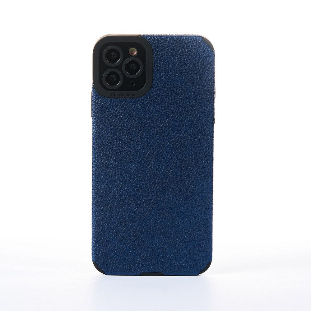 Grained Leather Case - iPhone 11 Pro Max - Blue
