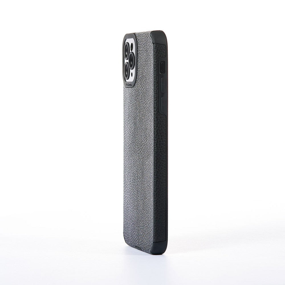Husa Grained Leather - iPhone 11 Pro Max - Negru