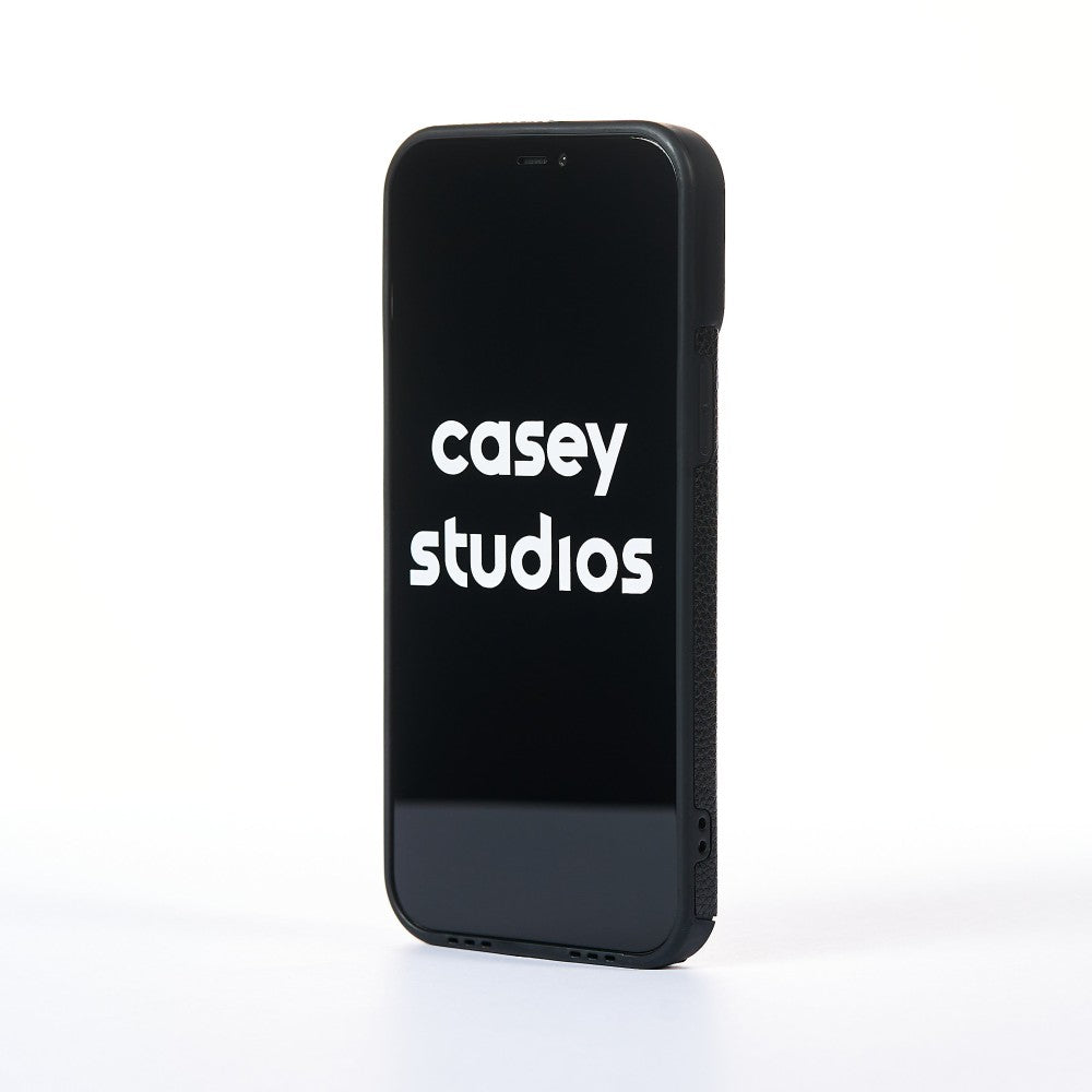 Husa Grained Leather - iPhone 12 Pro Max - Negru