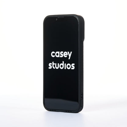 Grained Leather Case - iPhone 13 Pro Max - Black