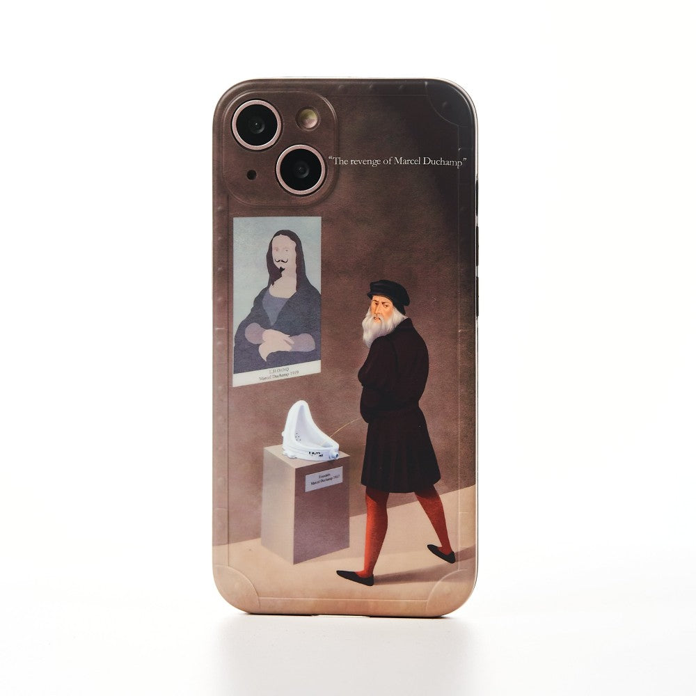 The New Mona Lisa Case - iPhone 13 - Brown