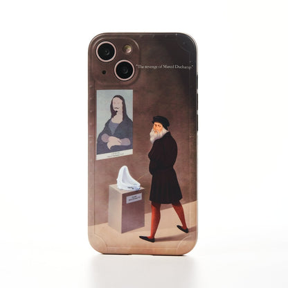 The New Mona Lisa Case - iPhone 13 - Brown