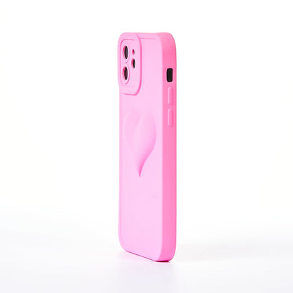 Full Heart Case - iPhone 12 - Hot Pink