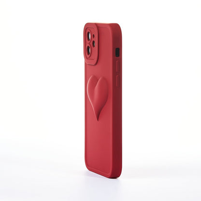 Husa Full Heart - iPhone 12 - Visiniu