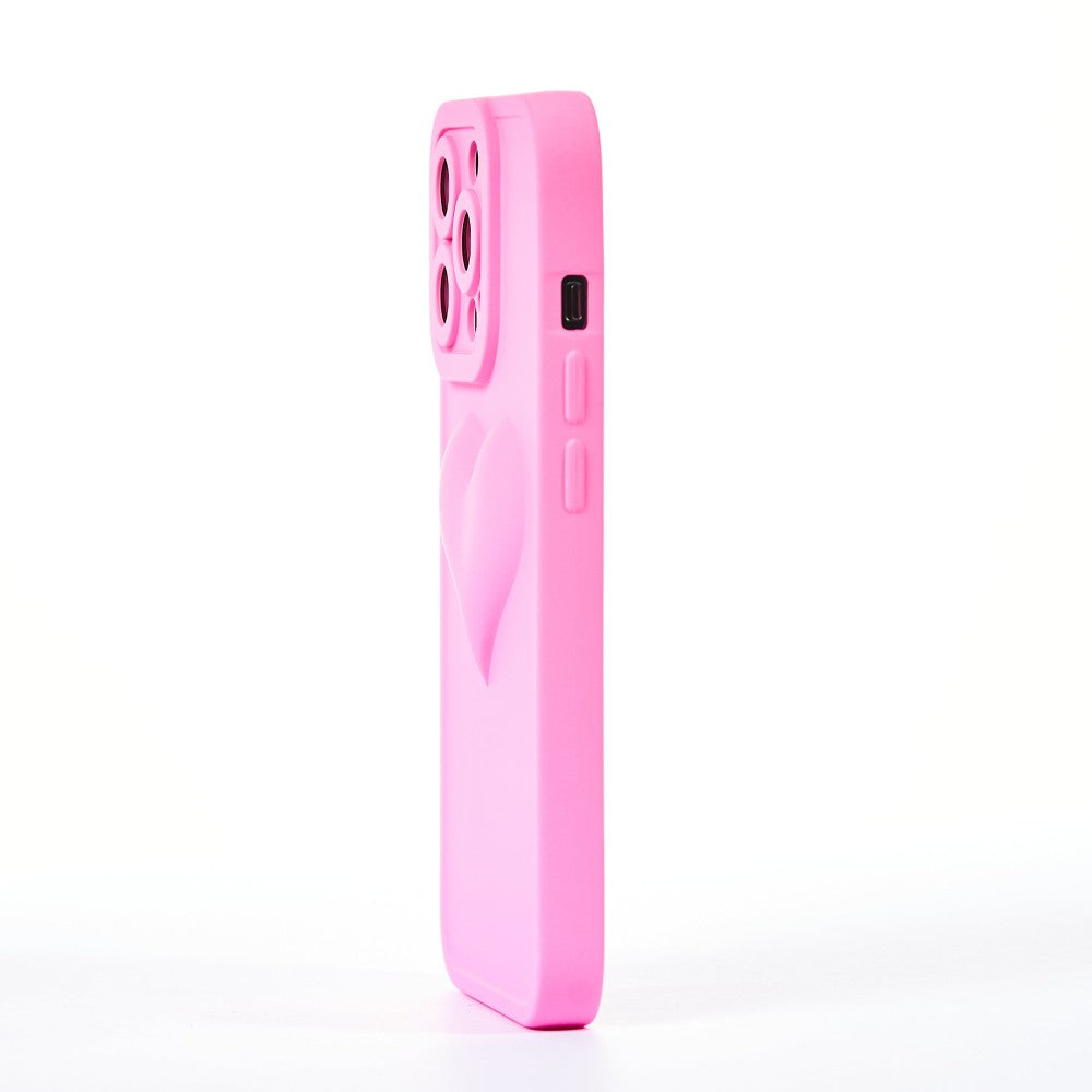 Full Heart Case - iPhone 13 Pro - Hot Pink