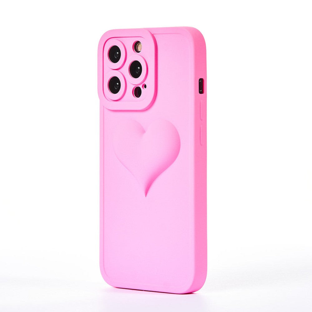 Full Heart Case - iPhone 13 Pro - Hot Pink