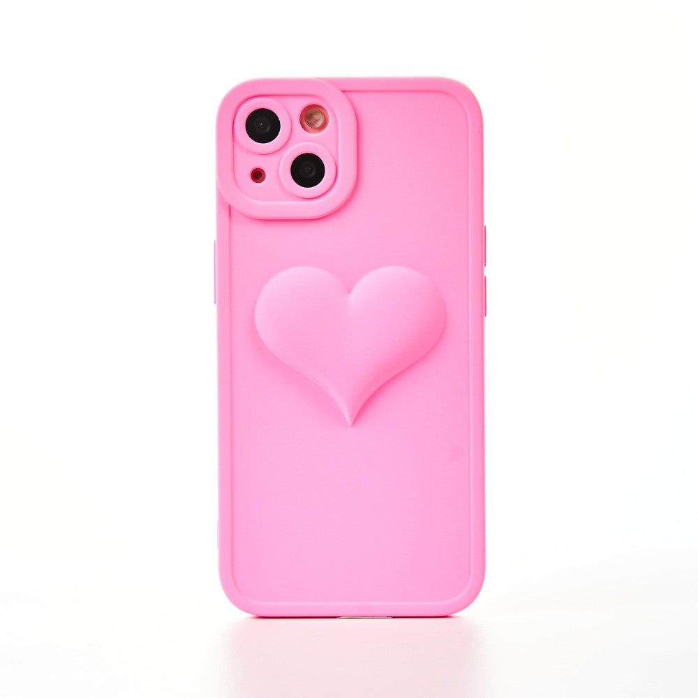 Full Heart Case - iPhone 13 - Hot Pink