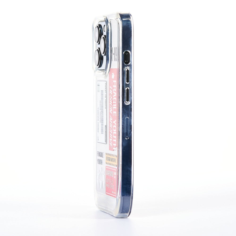 Checked in Cover - iPhone 12/12 Pro - Clear