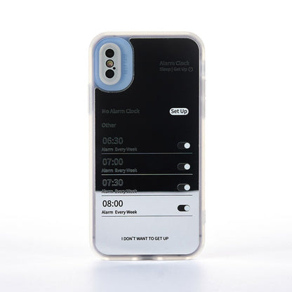 Wake Up Call Case - iPhone X/XS - Metallic