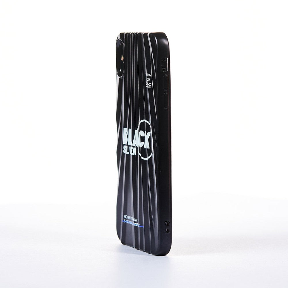 Husa Black Silver - iPhone XS Max - Negru