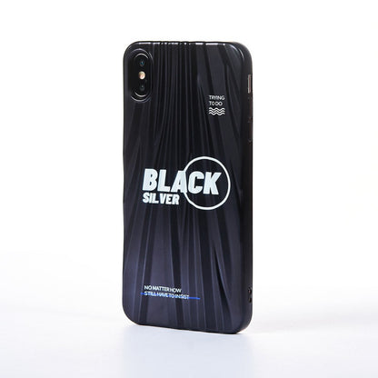 Black Silver Case - iPhone XS Max - Black
