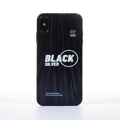 Black Silver Case - iPhone XS Max - Black
