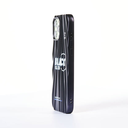Husa Black Silver - iPhone 12/12 Pro - Negru