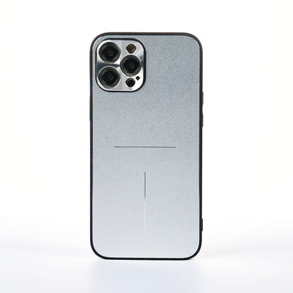 Husa Metalines - iPhone 12 Pro Max - Silver