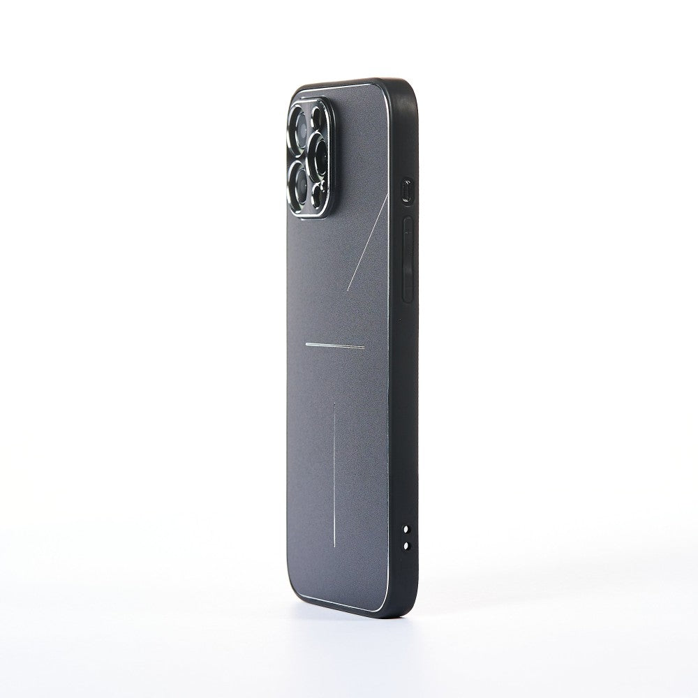 Husa Metalines - iPhone 12 Pro Max - Negru