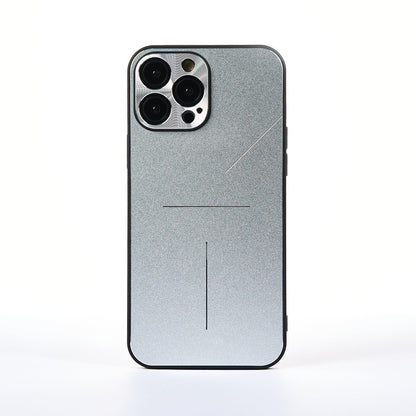 Husa Metalines - iPhone 13 Pro Max - Silver