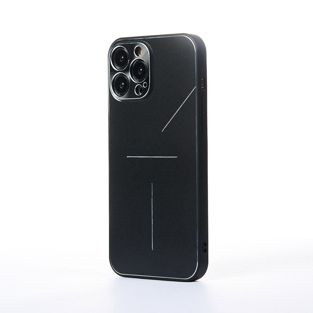Husa Metalines - iPhone 13 Pro Max - Negru