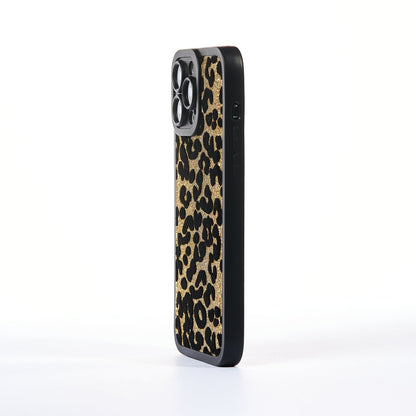 Furry Print Case - iPhone 13 Pro Max - Gold