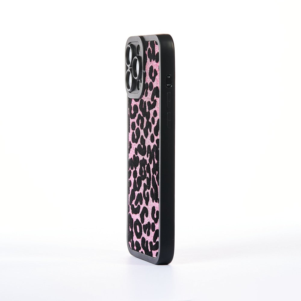 Furry Print Case - iPhone 13 Pro Max - Pink