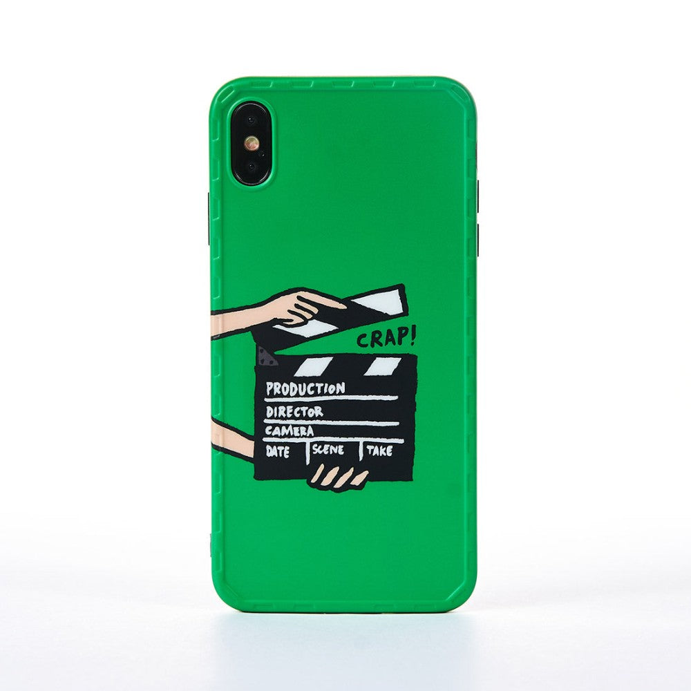 Husa Ready? Action! - iPhone XS Max - Verde