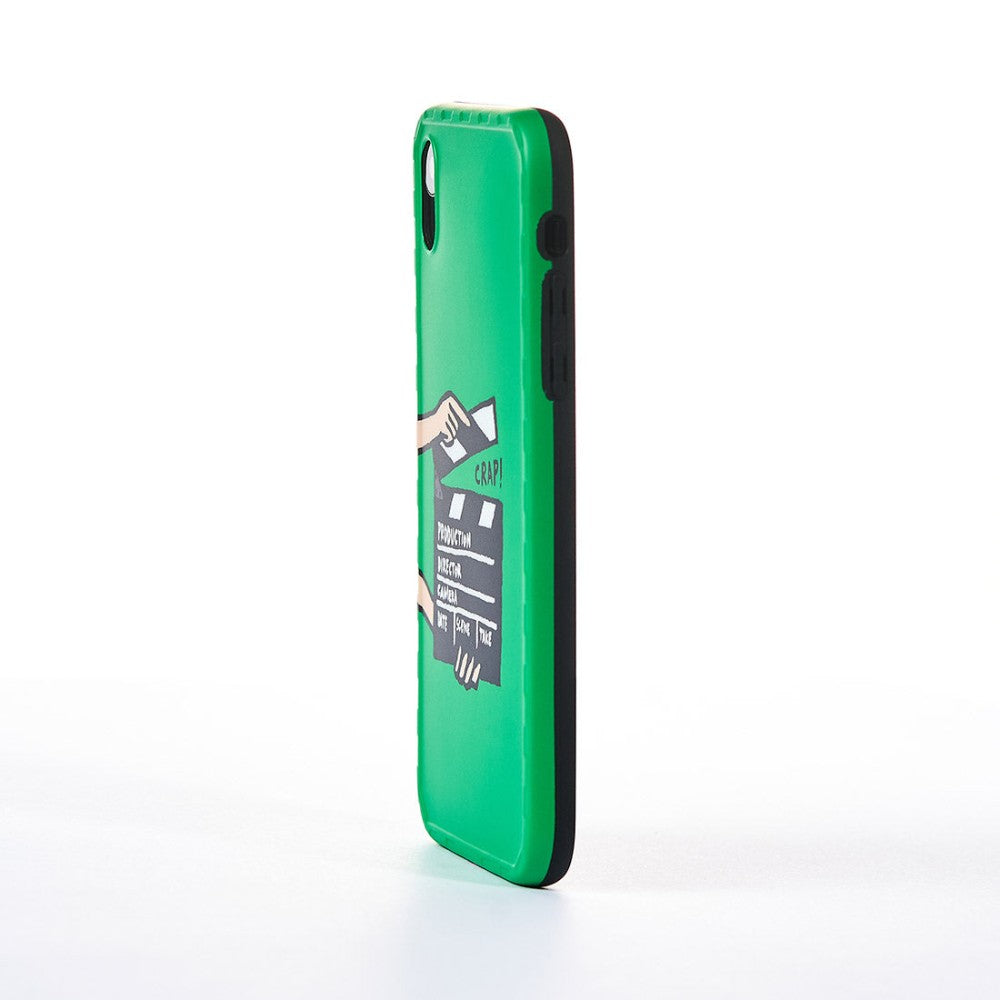 Husa Ready? Action! - iPhone XR - Verde