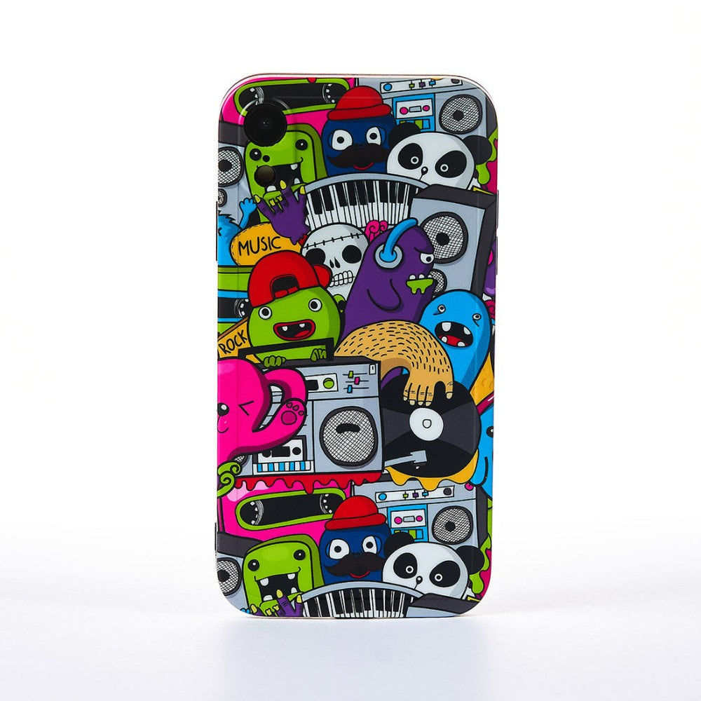 Cartoon Monster Case - iPhone XR - Multicolor