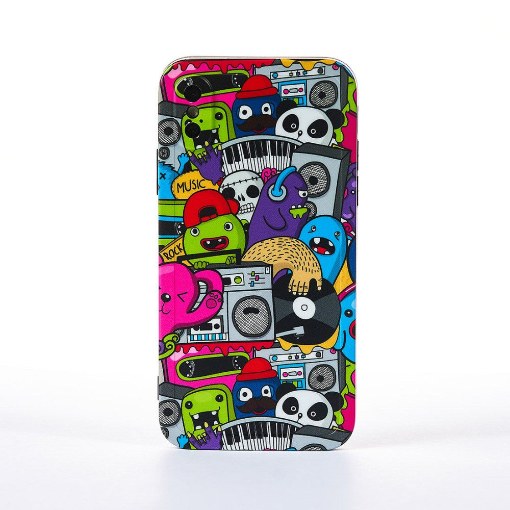 Cartoon Monster Case - iPhone X/XS - Multicolor