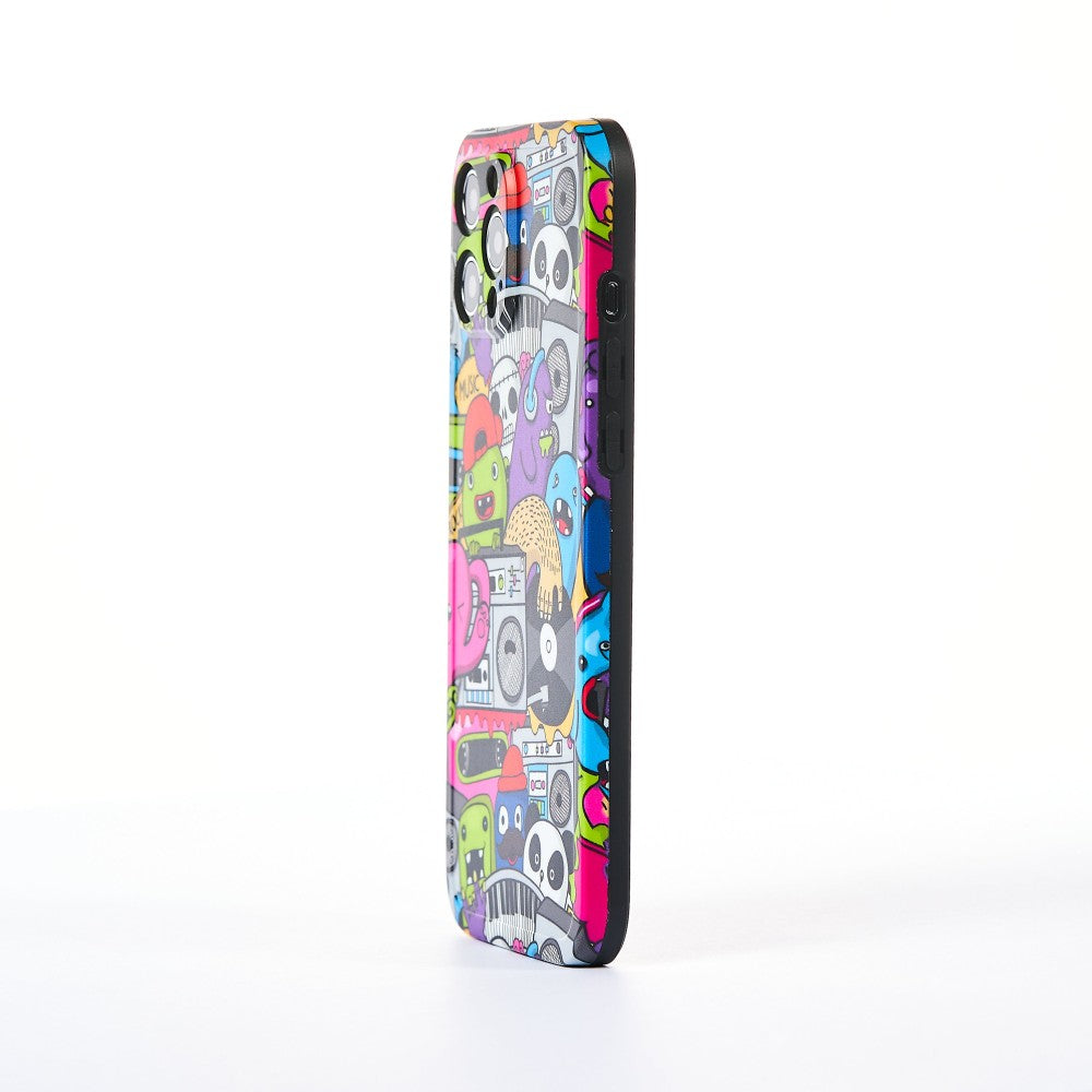Husa Cartoon Monster - iPhone 12 Pro Max - Multicolor