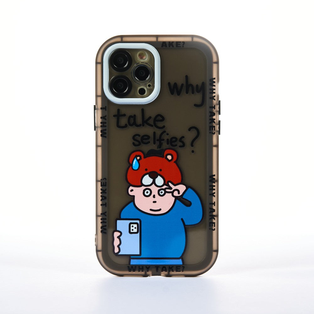 Husa Why? - iPhone 12 Pro Max - Negru