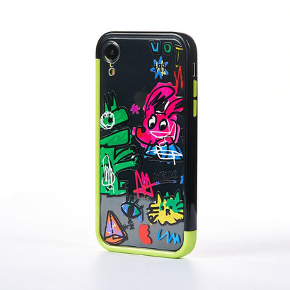 Dino Attack Case - iPhone XR - Multicolor