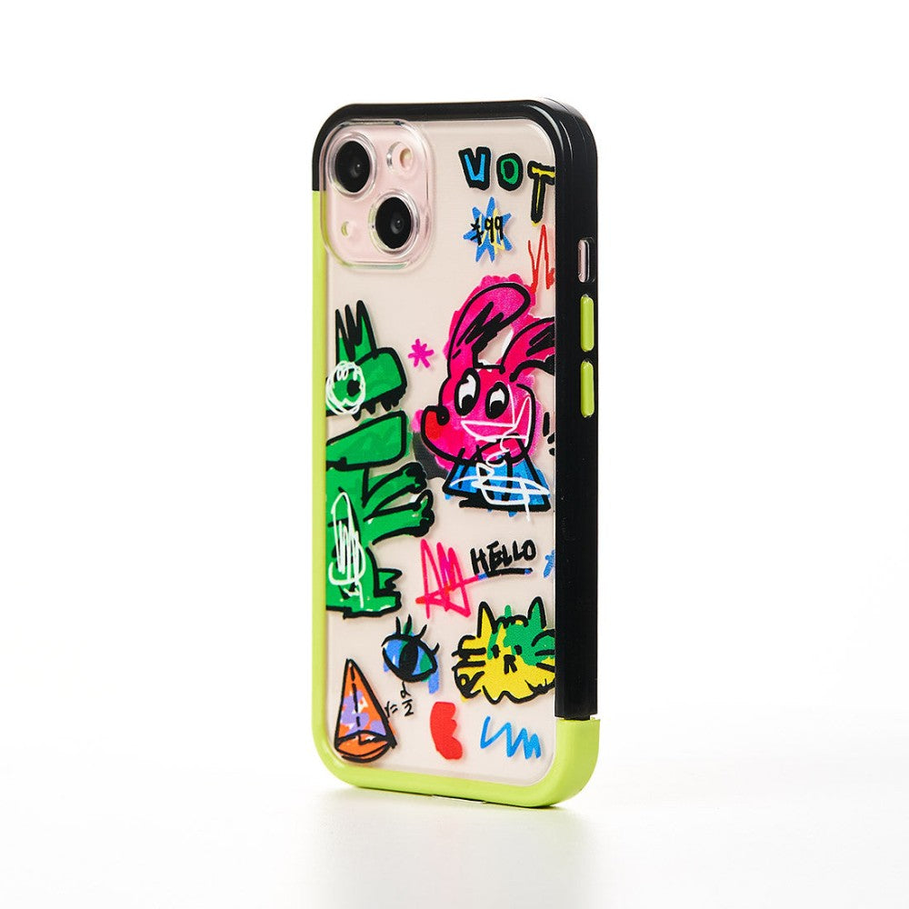 Dino Attack Case - iPhone 13 - Multicolor