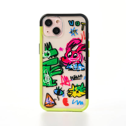 Dino Attack Case - iPhone 13 - Multicolor