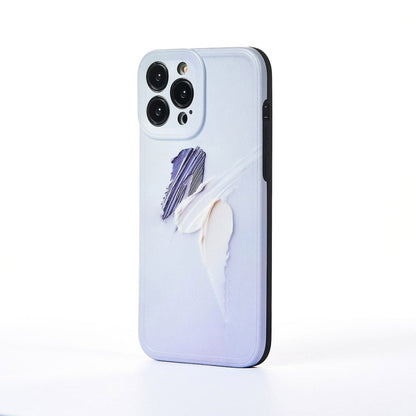 Husa Acryllic Paint - iPhone 13 Pro Max - Mov Deschis