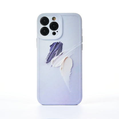 Husa Acryllic Paint - iPhone 13 Pro Max - Mov Deschis
