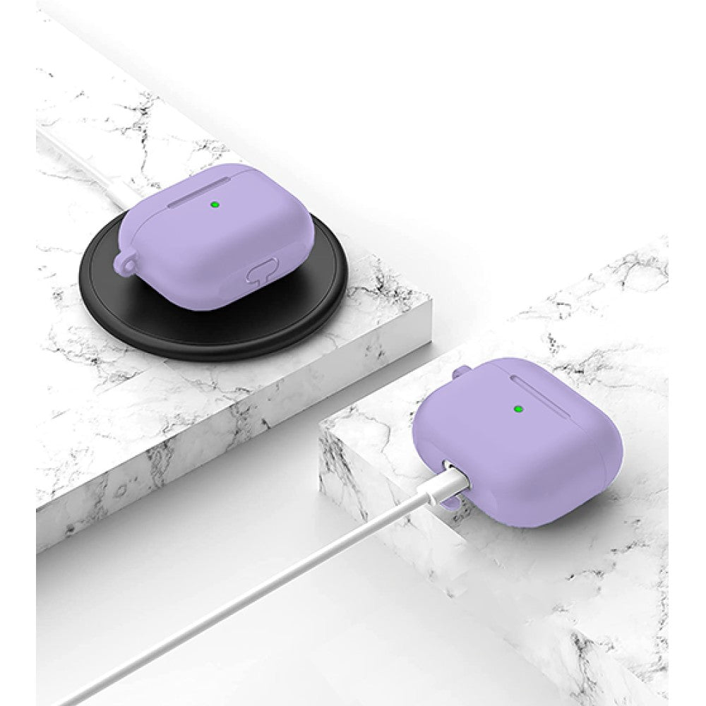 Soft Silicone Case - AirPods 3 - Light Lilac