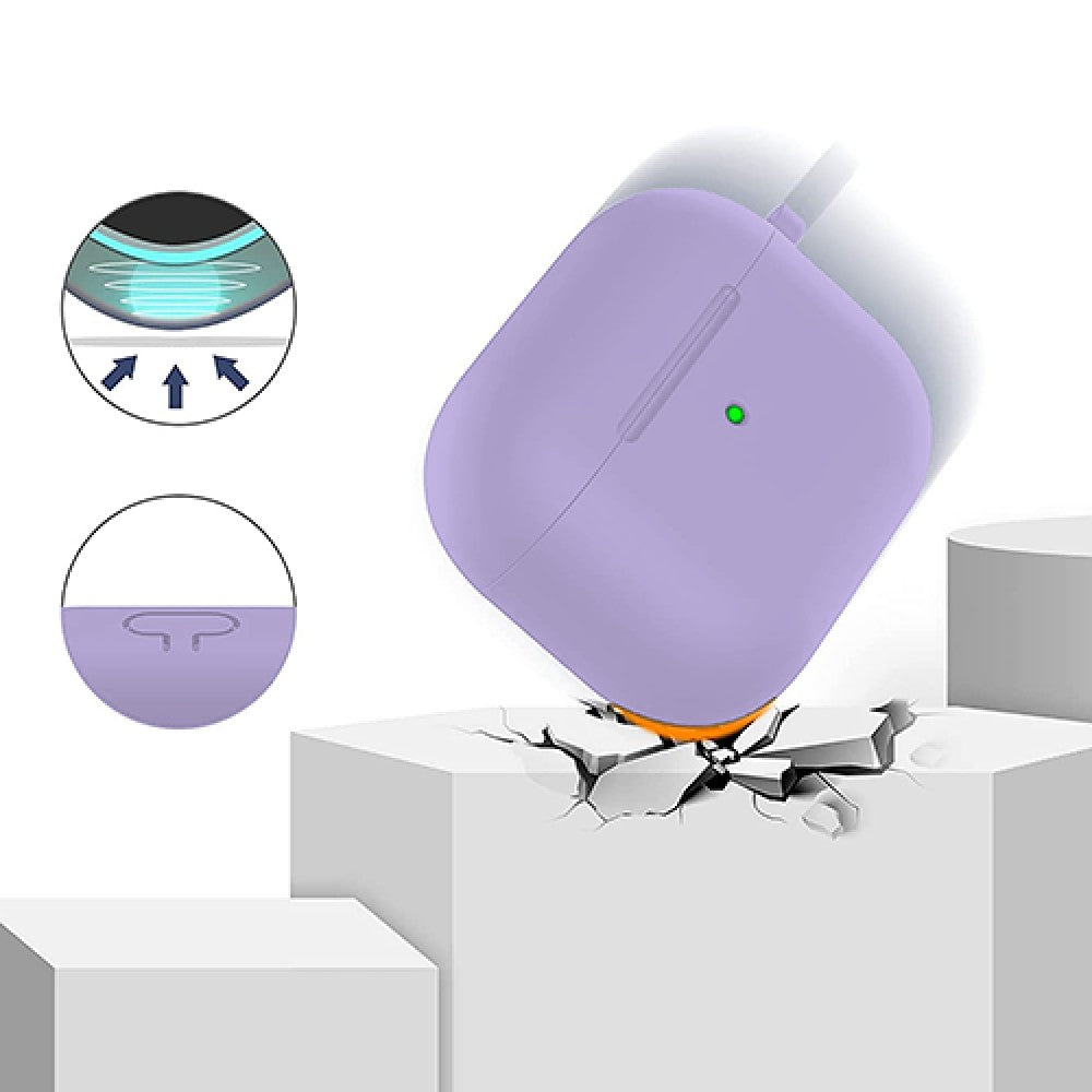 Soft Silicone Case - AirPods 3 - Light Lilac