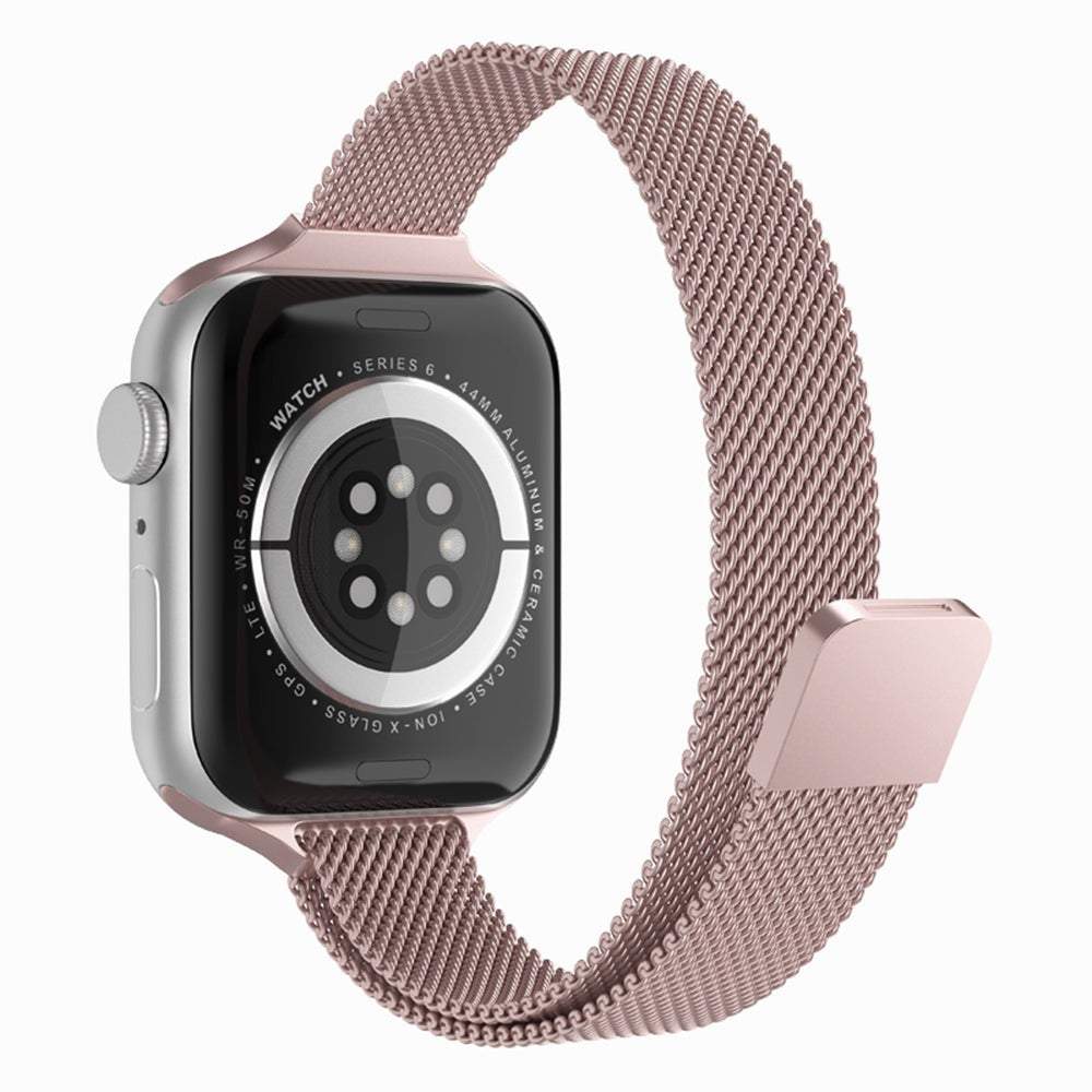 Milanese Slimline Strap - Apple Watch 1/2/3/4/5/6/7/8/9/10/11/SE/SE2/SE3 - 38/40/41/42 MM - Pink