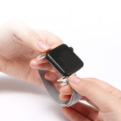 Milanese Slimline Band - Apple Watch 1/2/3/4/5/6/7/8/9/10/11/SE/SE2/SE3/Ultra 1/Ultra 2/Ultra 3 - 42/44/45/46/49 MM - Silver