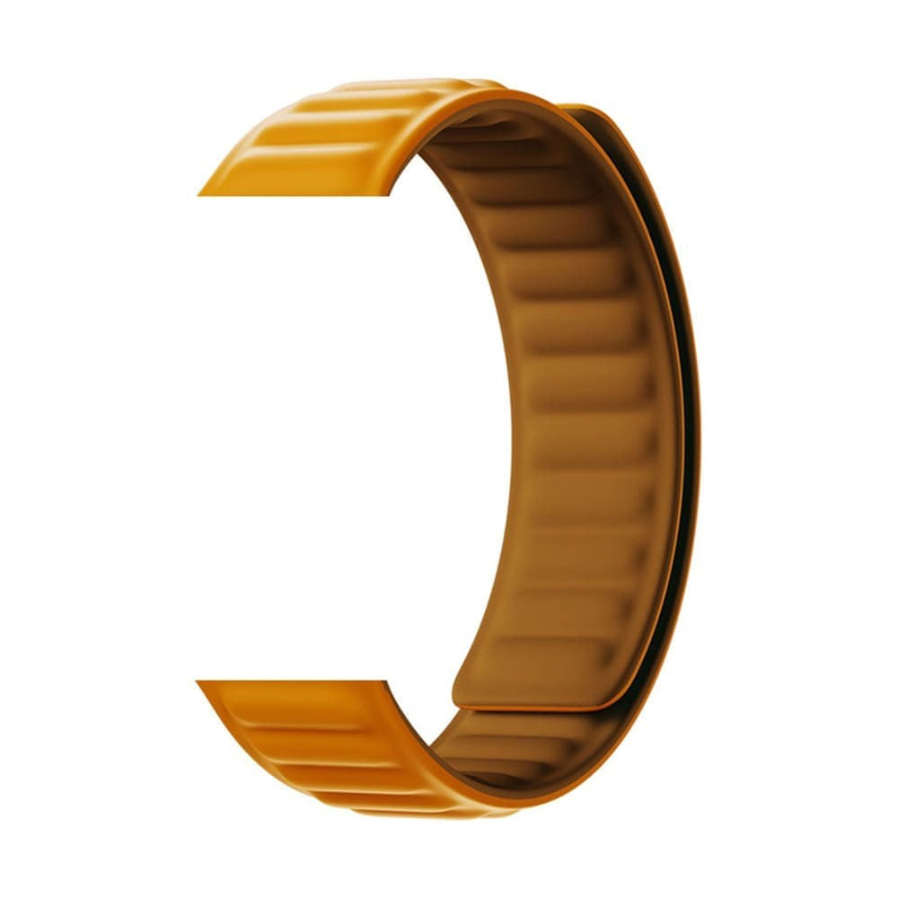 Curea Leather Link Signature - Apple Watch 1/2/3/4/5/6/7/8/9/10/11/SE/SE2/SE3 - 38/40/41/42 MM - Portocaliu