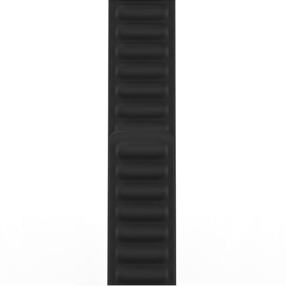 Curea Leather Link Signature - Apple Watch 1/2/3/4/5/6/7/8/9/10/11/SE/SE2/SE3/Ultra 1/Ultra 2/Ultra 3 - 42/44/45/46/49 MM - Negru