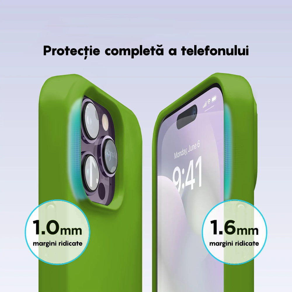 Husa Soft Silicone - iPhone 14 Pro Max - Acid Green