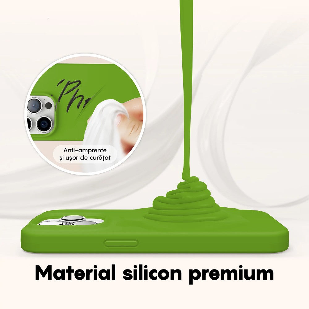 Husa Soft Silicone - iPhone 14 - Acid Green